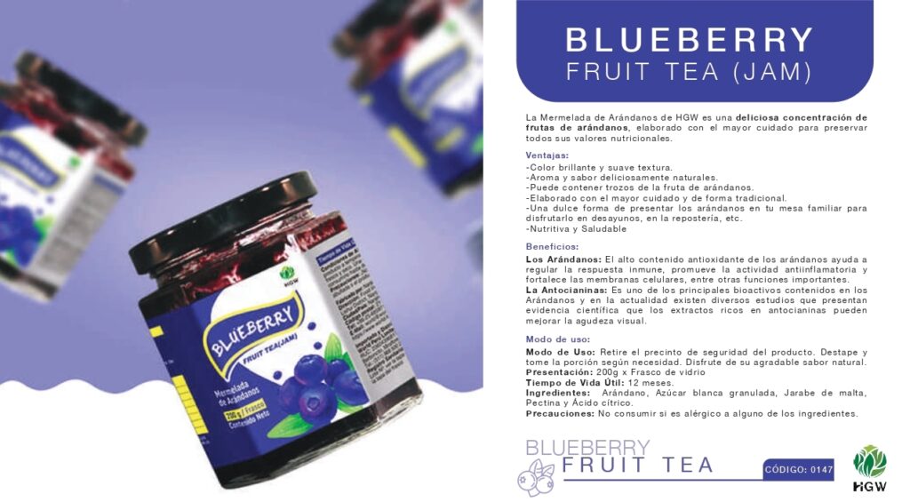BLUEBERRY FRUIT TEA (JAM)