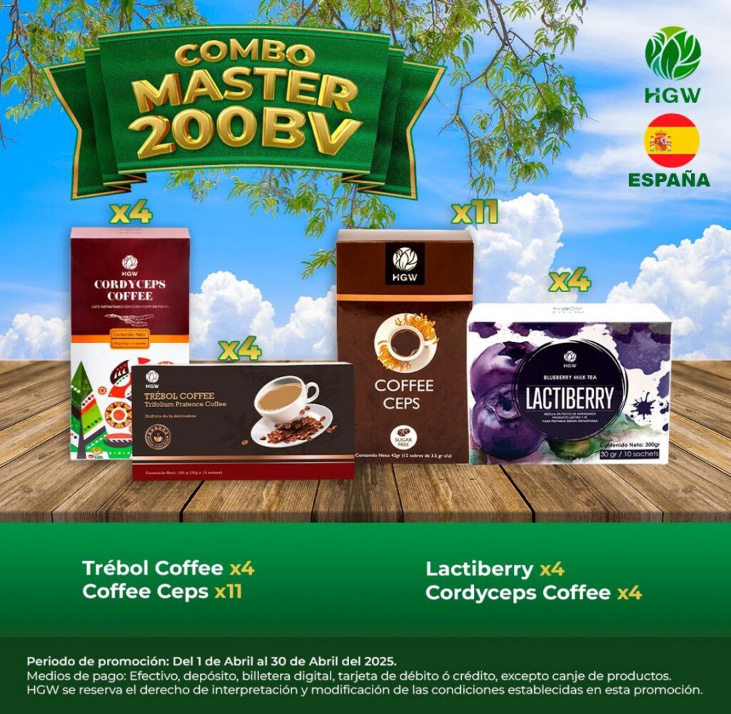 PROMOCIÓN ABRIL LATINOAMERICA COMBO MASTER ESPAÑA