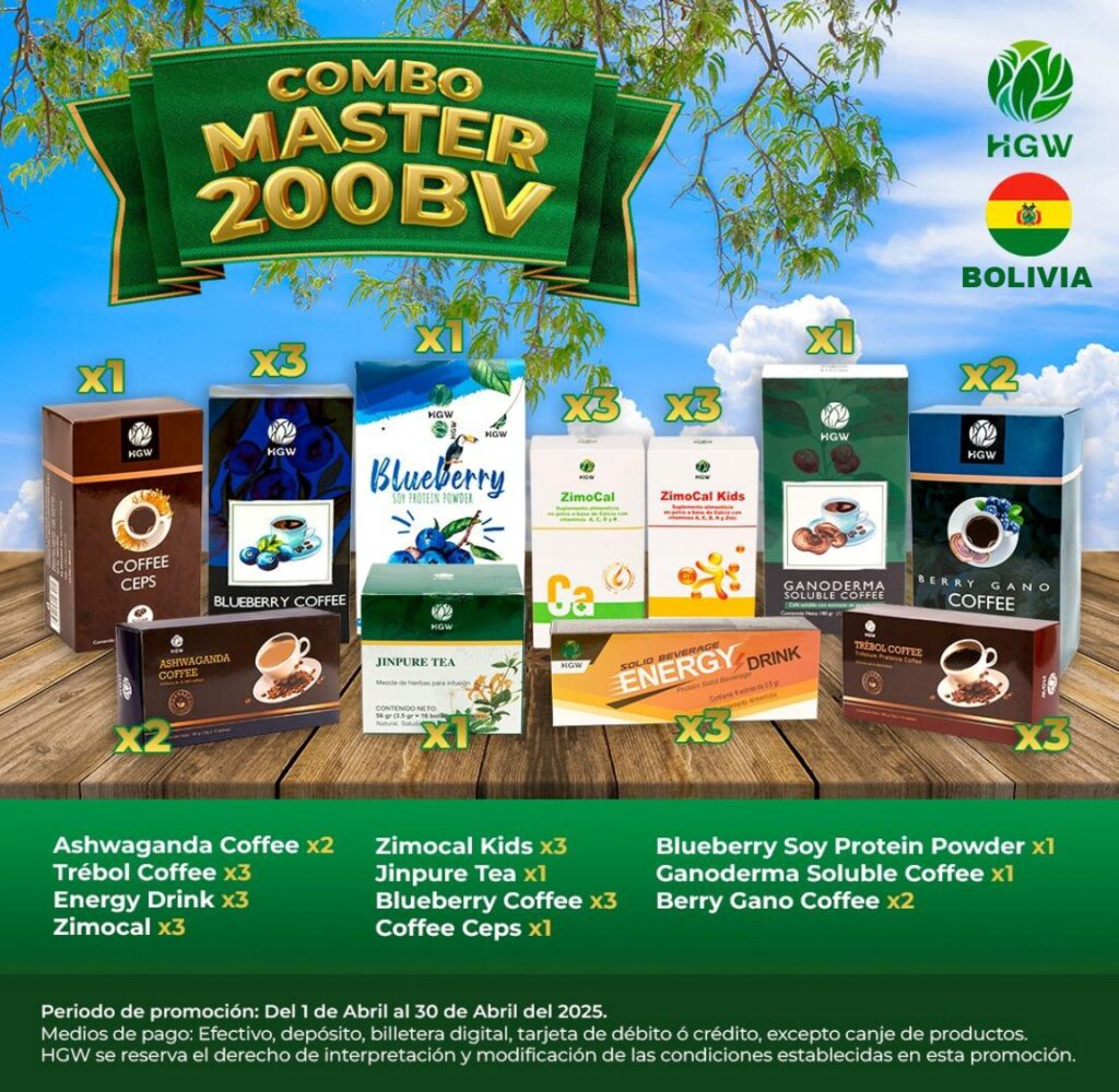 PROMOCIÓN ABRIL LATINOAMERICA COMBO MASTER BOLIVIA