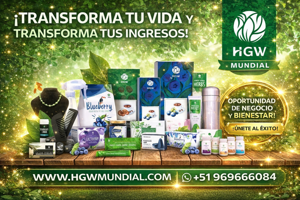 HGW Health Green World en Mundial – Compra, Vende y Construye Ingresos
